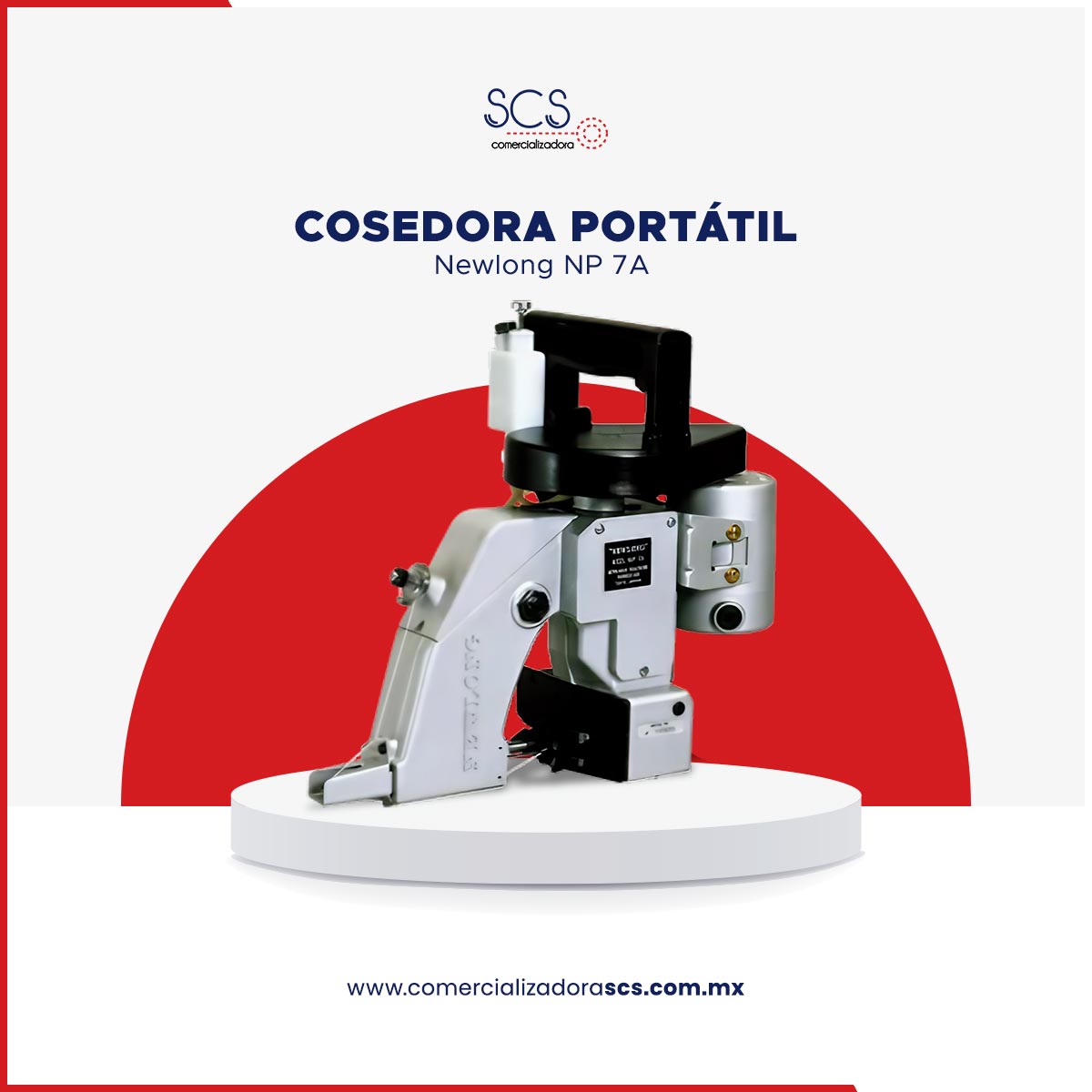 Máquina Cosedora Portátil New Long NP 7A